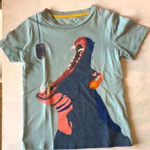 Mini Boden Singing Hippo Graphic T-Shirt